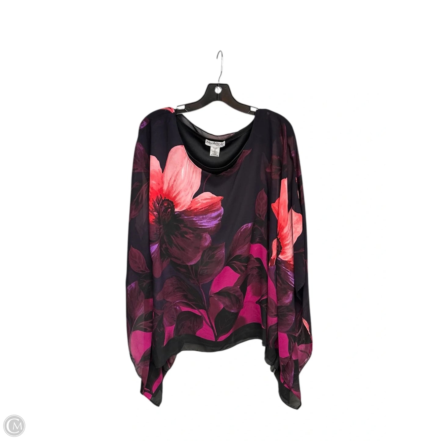 Top 3/4 Sleeve By Northstyle In Purple, Size: M