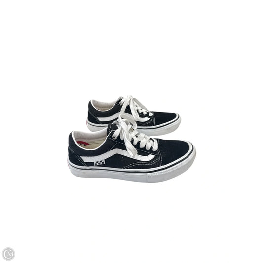 Shoes Sneakers By Vans In Black, Size: 7.5