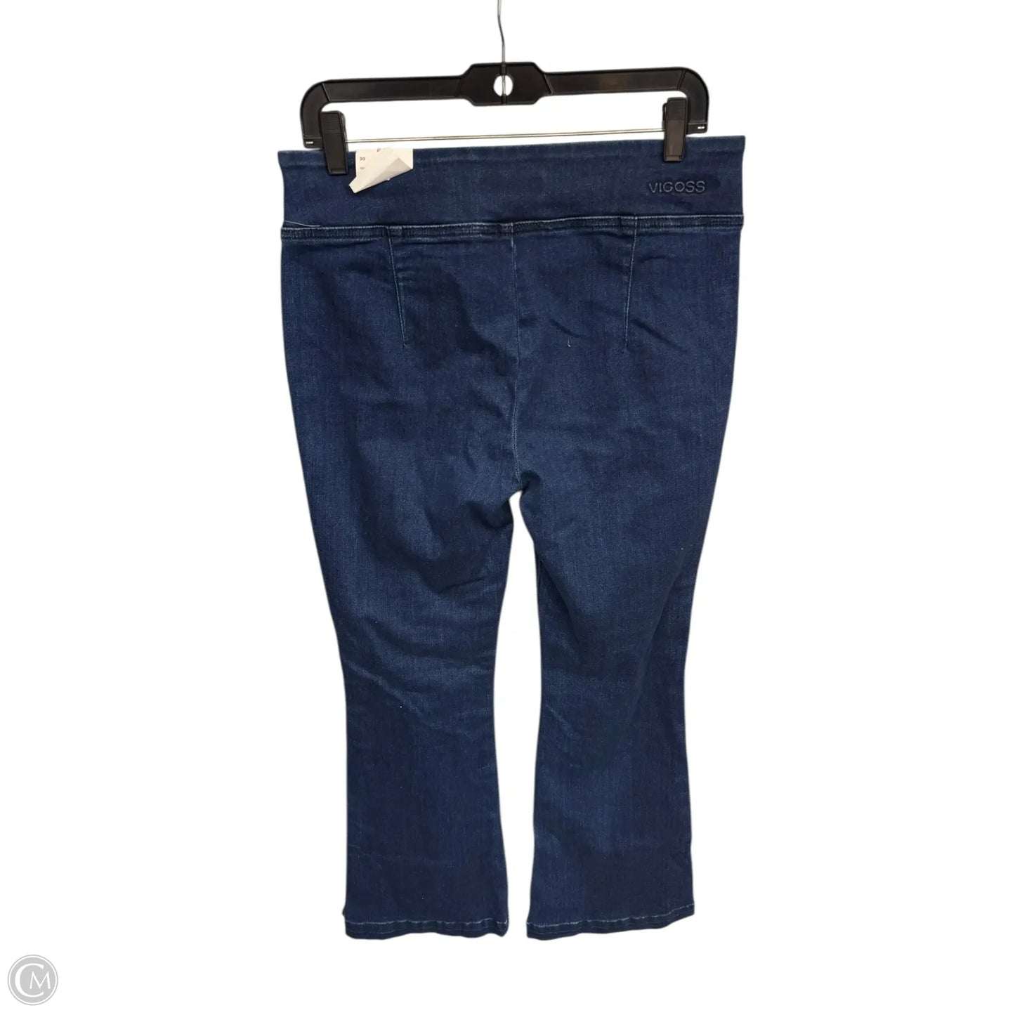 Jeans Flared By Vigoss In Blue Denim, Size: 10