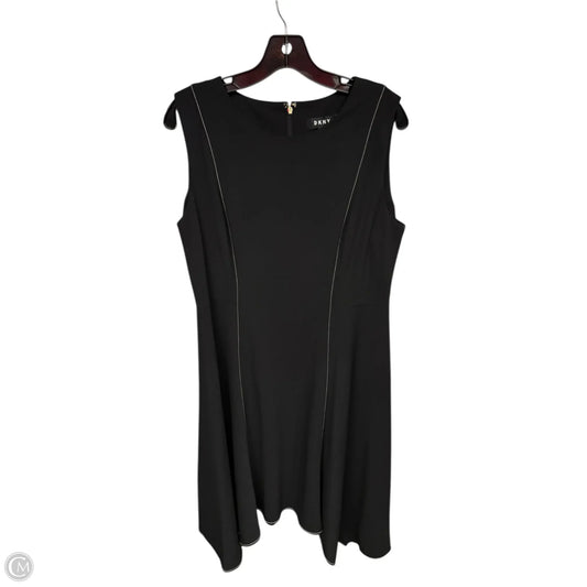 Dress Work By Dkny In Black, Size: 14