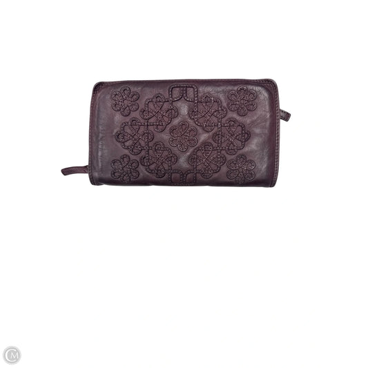 Wallet Leather By Clothes Mentor, Size: Medium