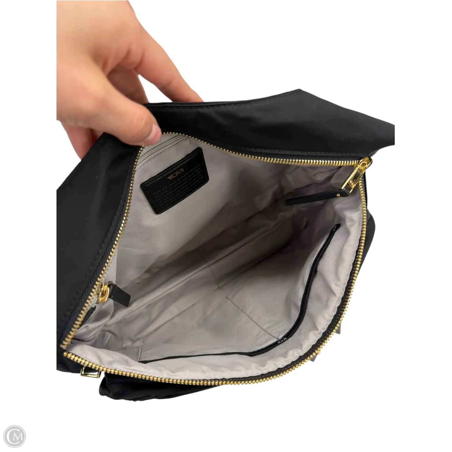 Crossbody Designer By Tumi, Size: Medium