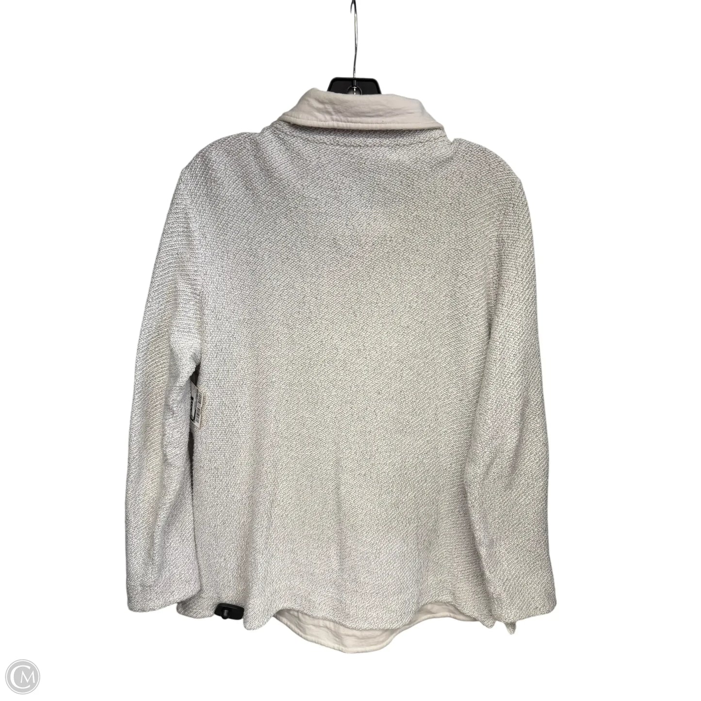 Sweatshirt Crewneck By Soft Surroundings In White, Size: L