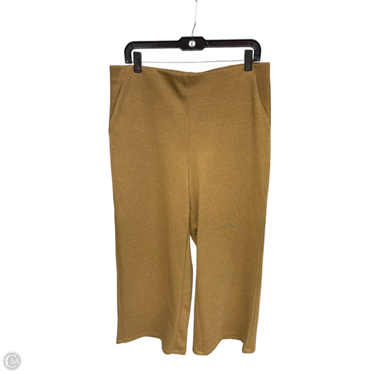 Pants Wide Leg By Haven & Blair In Brown, Size: L