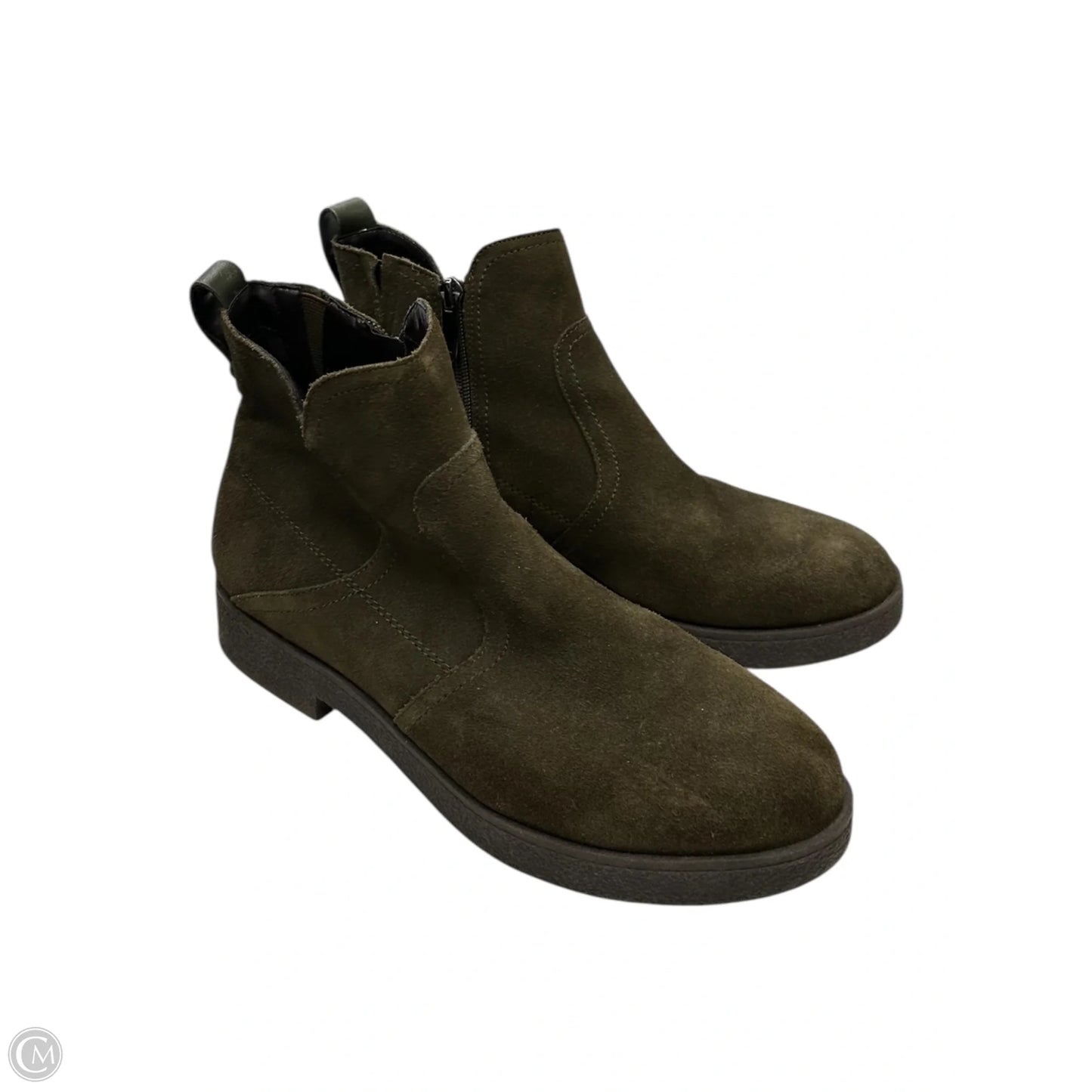 Boots Ankle Flats By Easy Spirit In Green, Size: 9