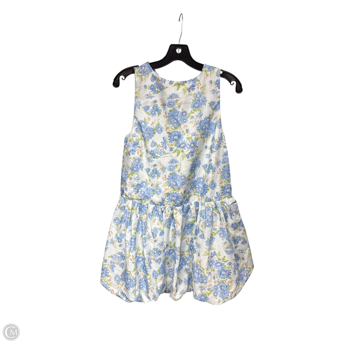 Dress Party Short By Clothes Mentor In Blue & White, Size: Xs