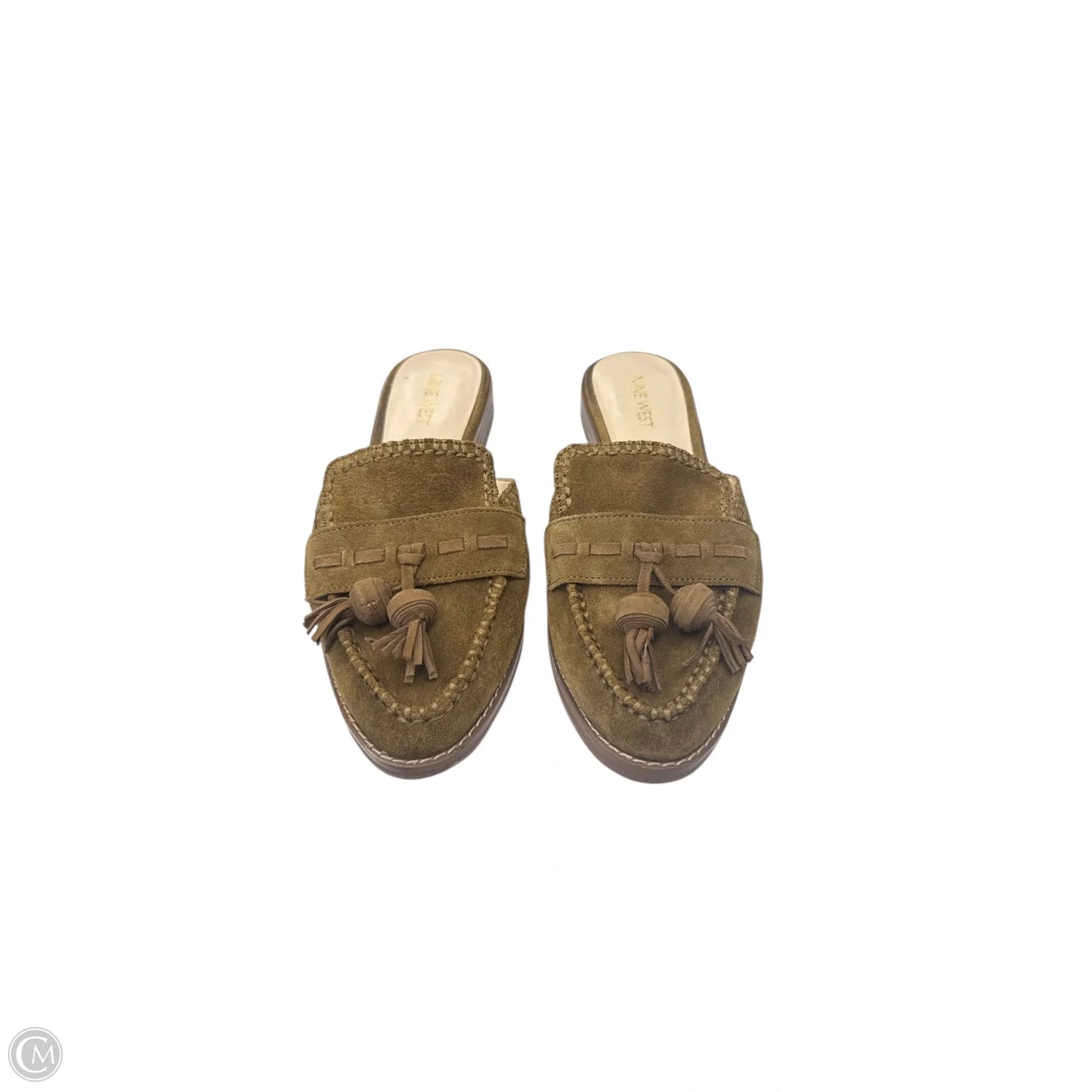 Shoes Flats By Nine West In Bronze, Size: 7.5