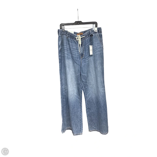 Jeans Wide Leg By Judy Blue In Blue, Size: Xl