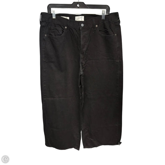 Jeans Wide Leg By Universal Thread In Black, Size: 12