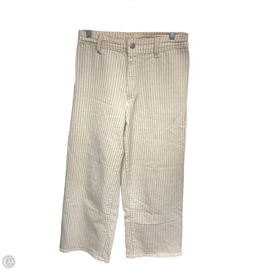 Jeans Wide Leg By Universal Thread In Cream, Size: 4