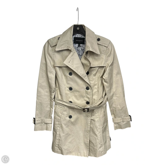 Jacket Windbreaker By Banana Republic In Cream, Size: Xs