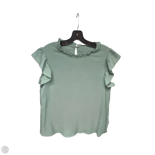 Top Sleeveless By Shein In Green, Size: L