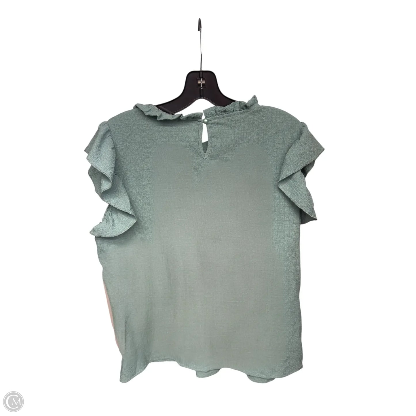 Top Sleeveless By Shein In Green, Size: L