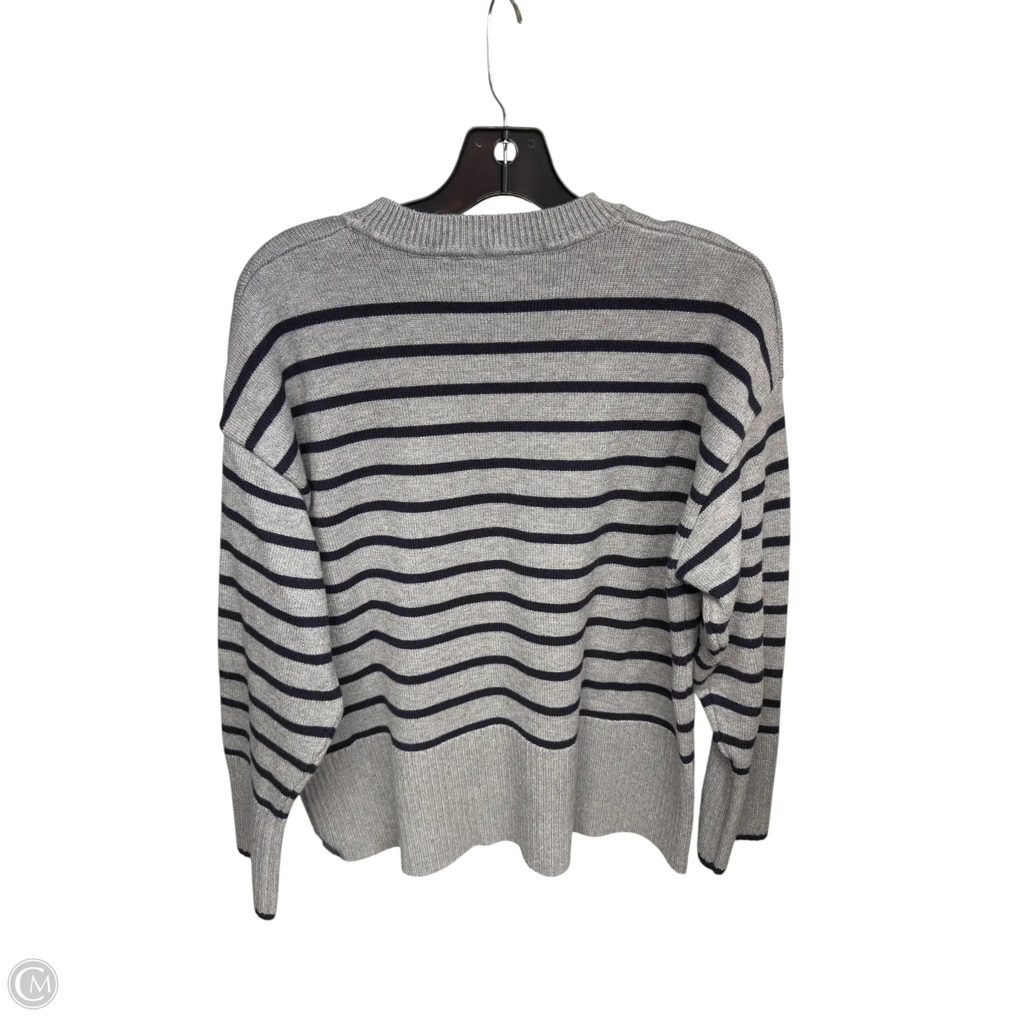 Sweater By Zara In Blue & Grey, Size: M
