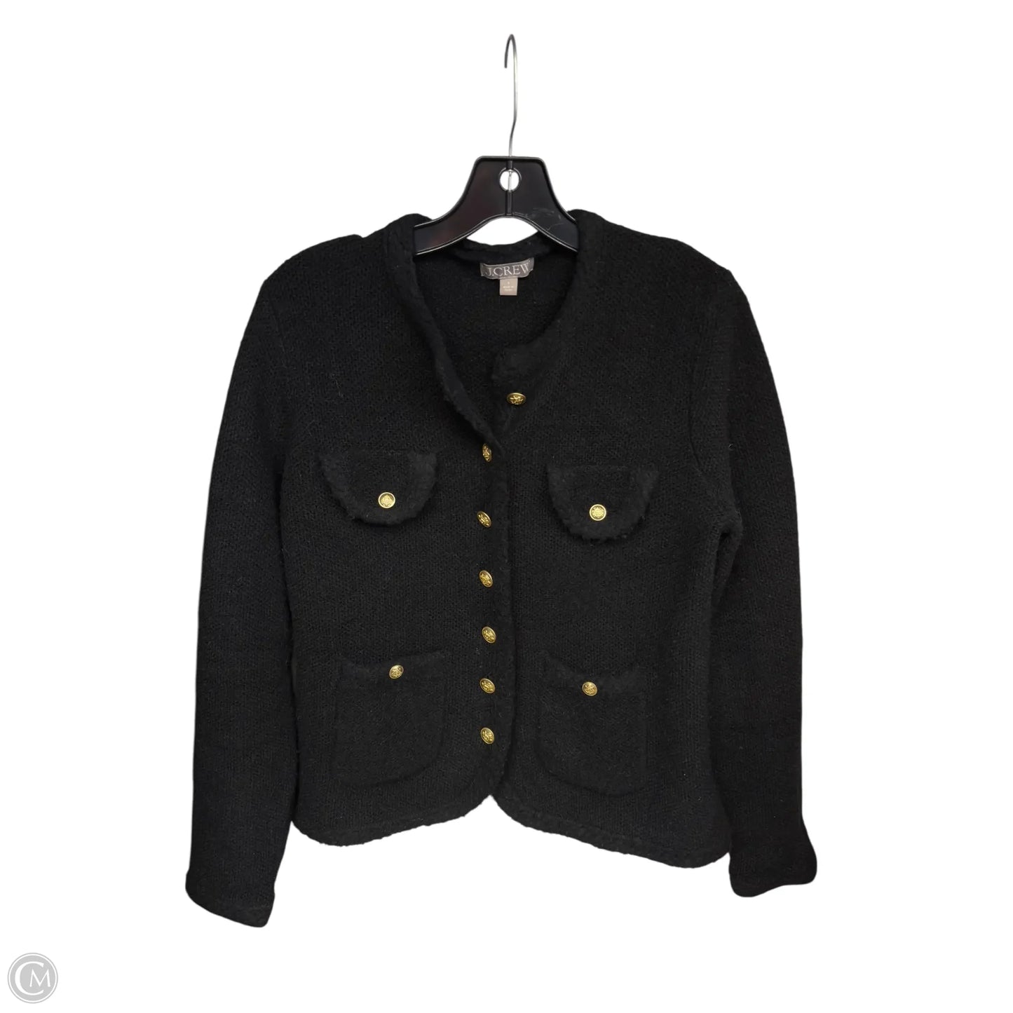 Sweater Cardigan By J. Crew In Black, Size: S