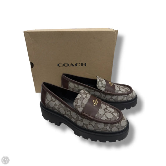Shoes Designer By Coach In Brown, Size: 10