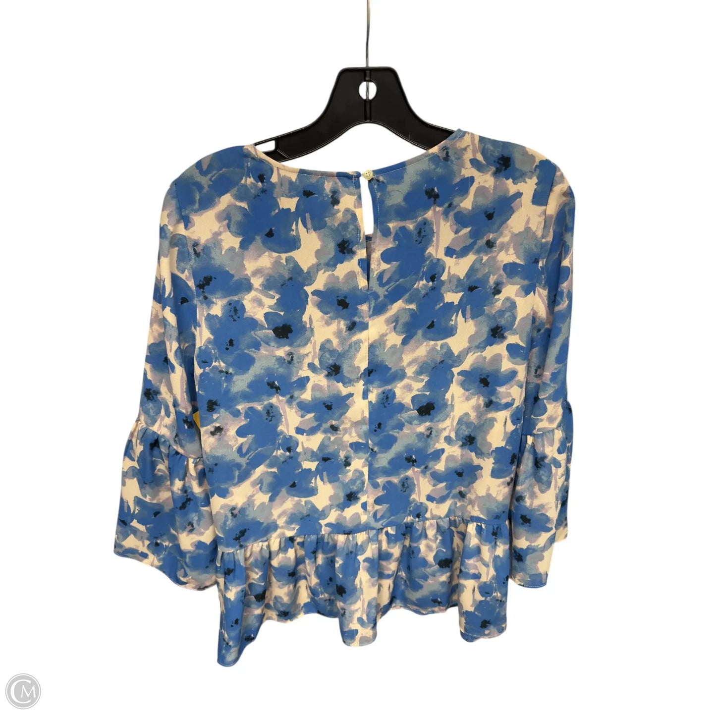 Top 3/4 Sleeve By J. Crew In Pink & Blue, Size: Xs