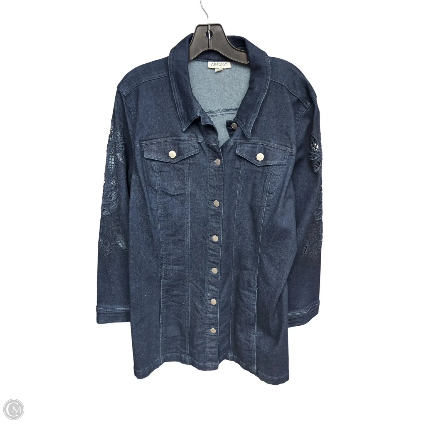 Jacket Denim By Westport In Blue Denim, Size: Xl