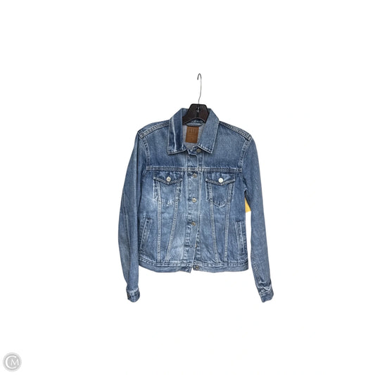 Jacket Denim By Gap In Blue Denim, Size: S