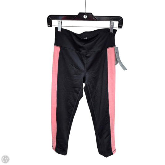 Athletic Capris By Ideology In Black & Pink, Size: Xs