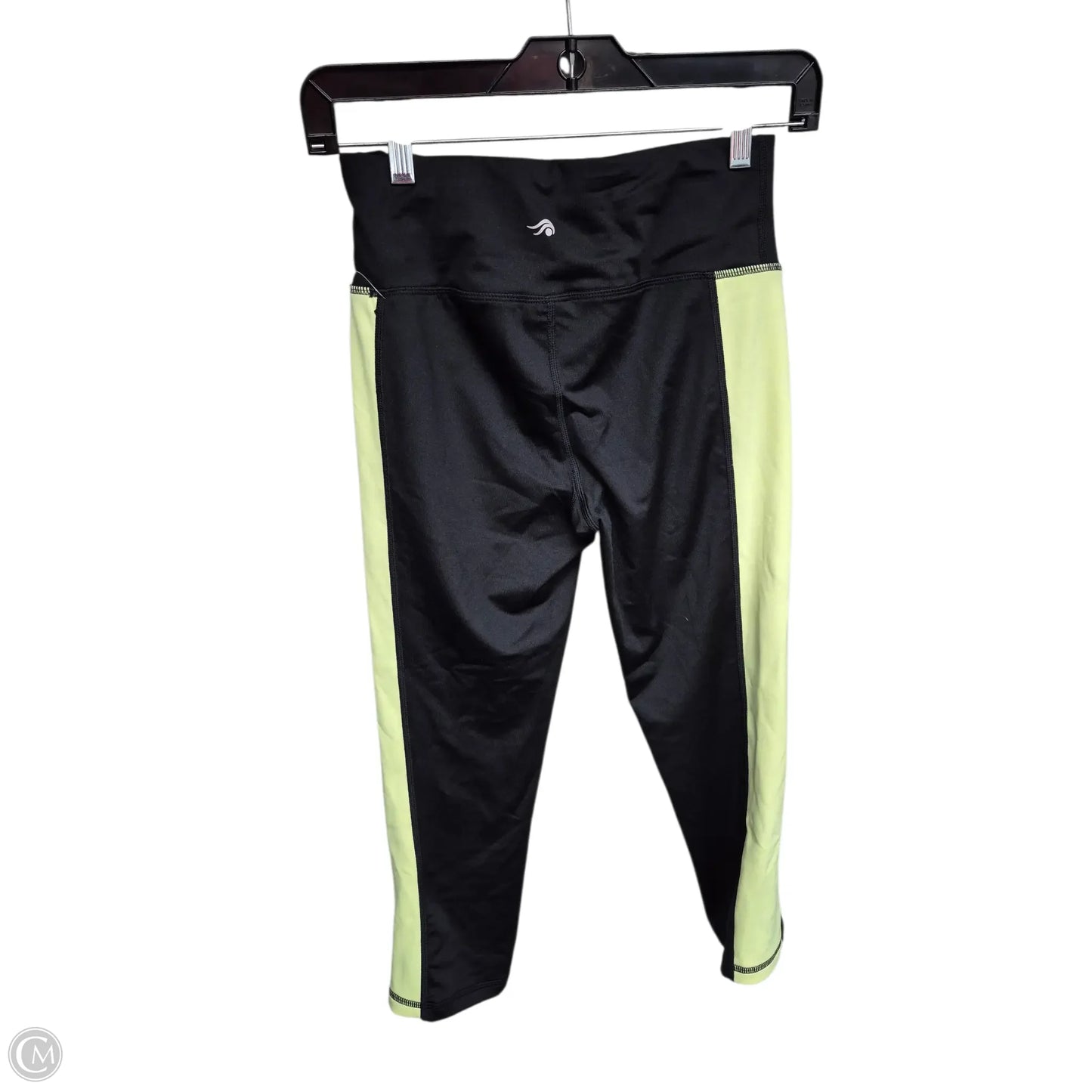 Athletic Capris By Ideology In Black & Green, Size: Xs