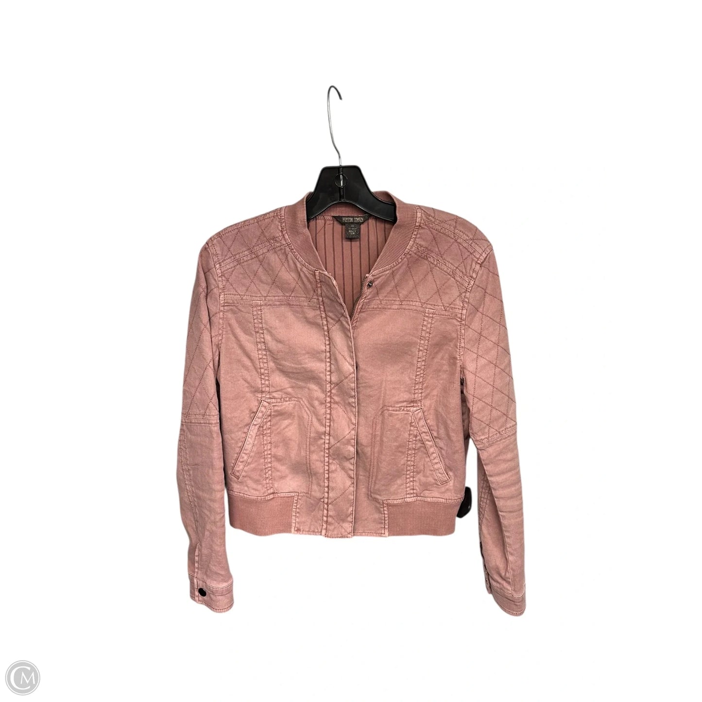 Jacket Utility By Peyton Jensen In Pink, Size: Xs