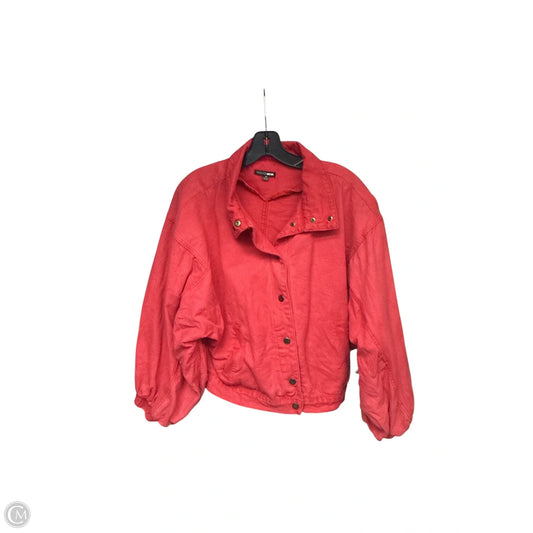 Jacket Other By Fashion Nova In Pink Denim, Size: M