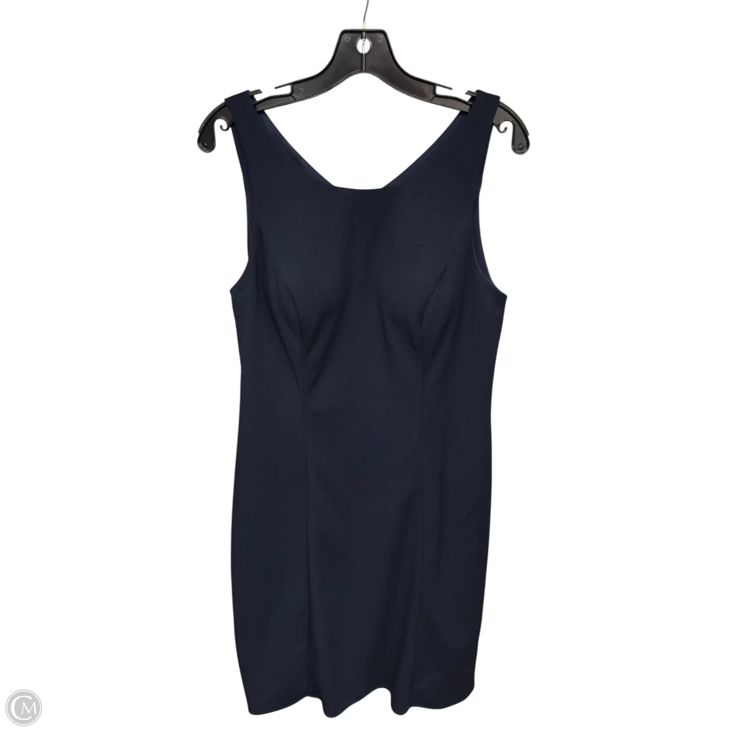 Dress Party Long By Oleg Cassini In Navy, Size: 14