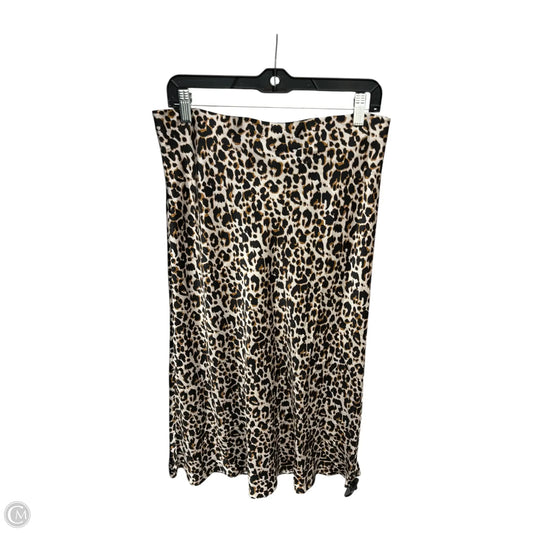 Skirt Maxi By Quince In Animal Print, Size: L