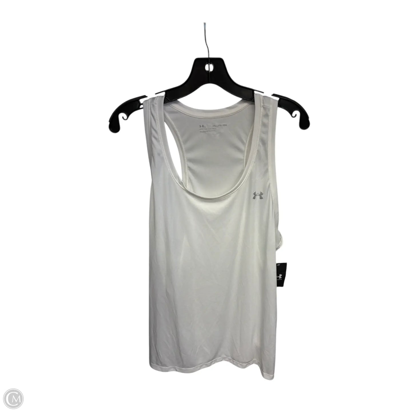 Athletic Tank Top By Under Armour In White, Size: 2x
