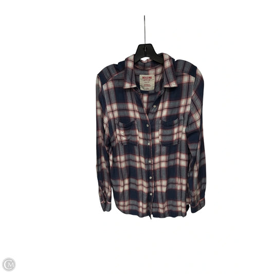 Top Long Sleeve By Mossimo In Blue & Pink, Size: Xl