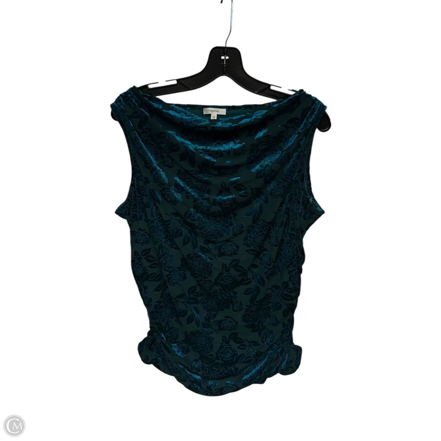 Top Sleeveless By Maurices In Teal, Size: Xl
