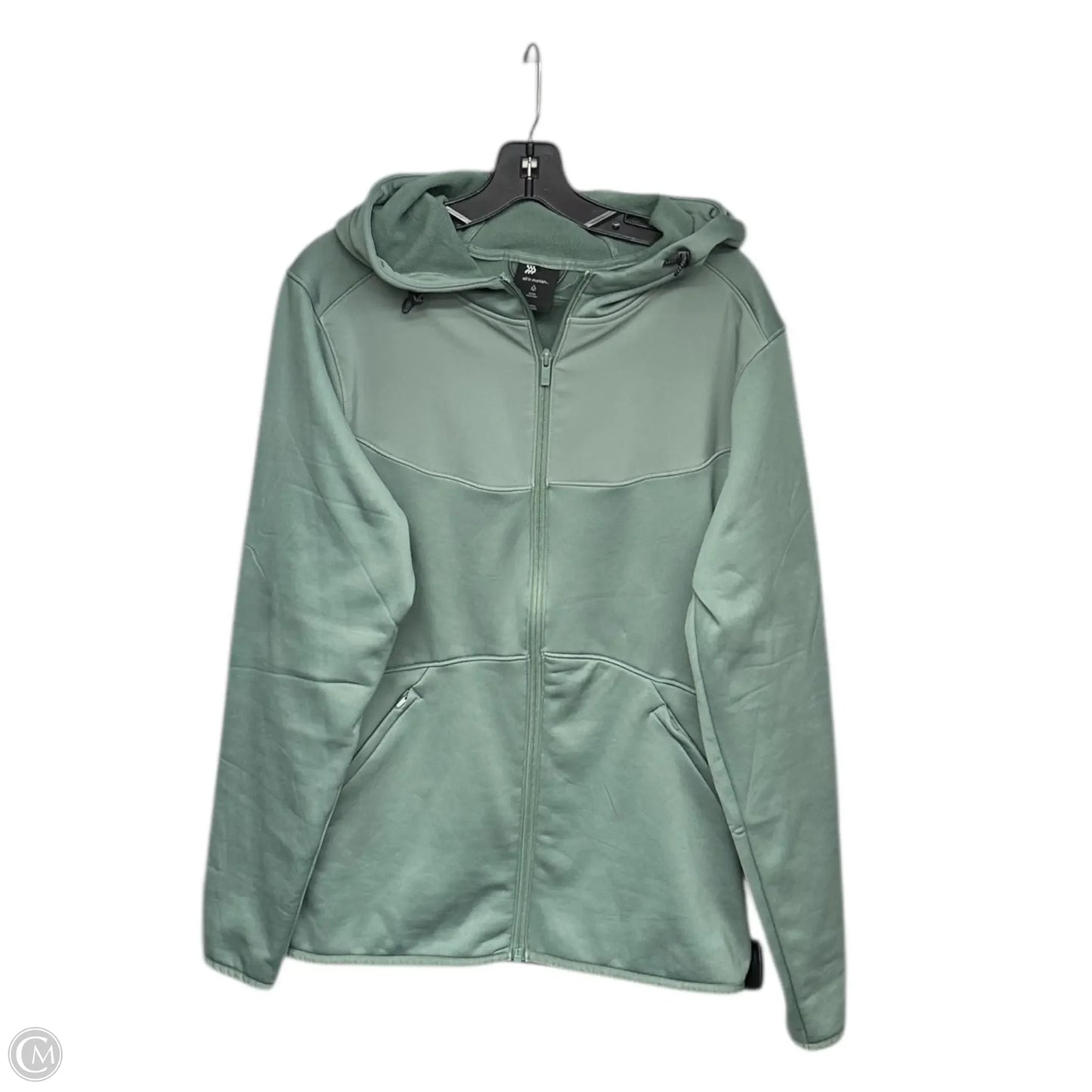Athletic Sweatshirt Hoodie By All In Motion In Green, Size: S