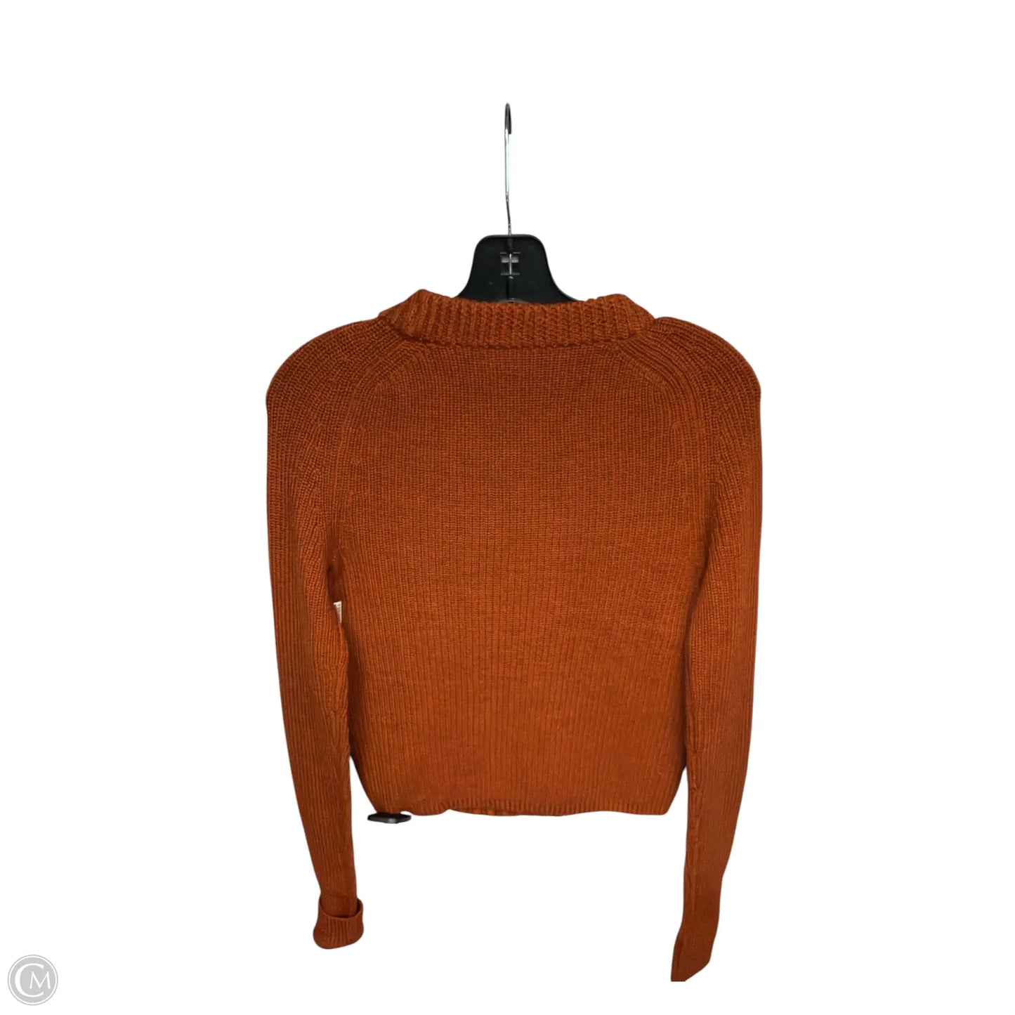 Sweater Cardigan Designer By Marc By Marc Jacobs In Orange, Size: Xs