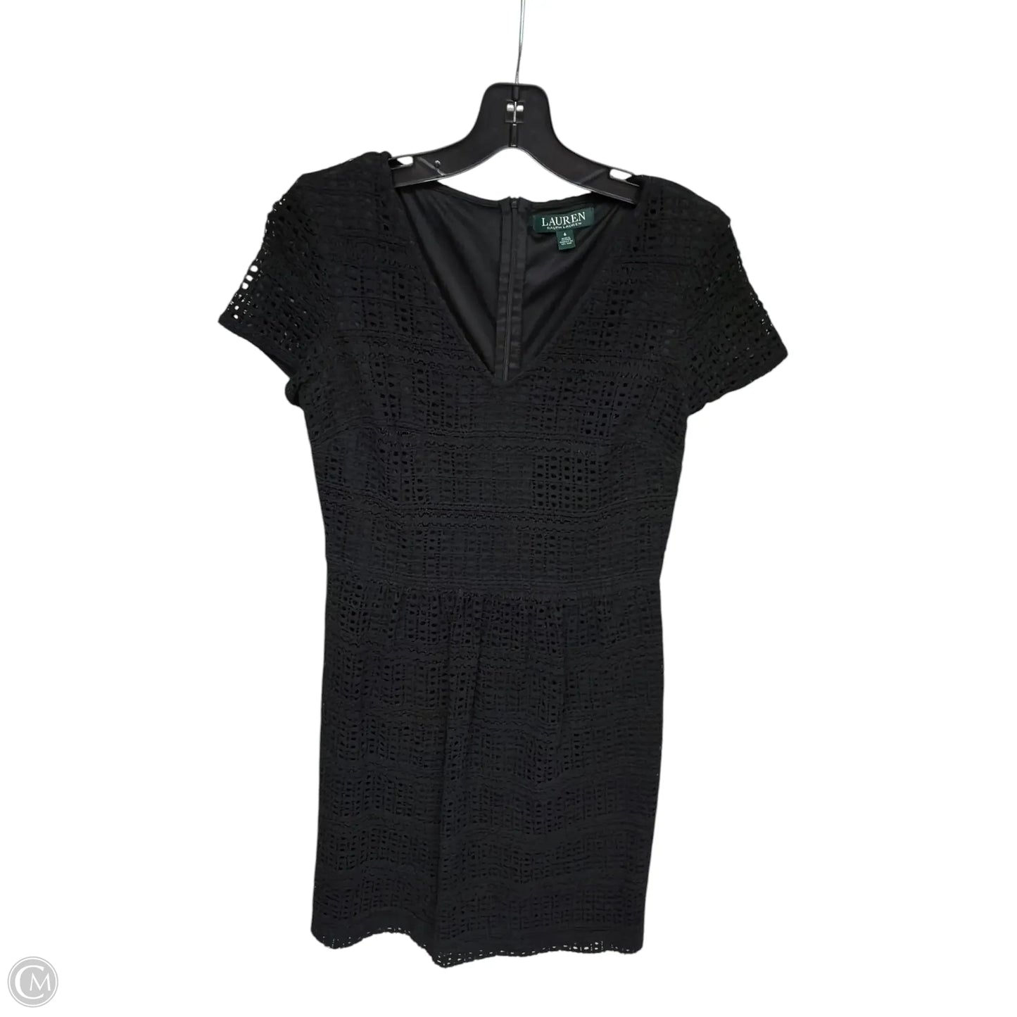 Dress Casual Midi By Lauren By Ralph Lauren In Black, Size: 6