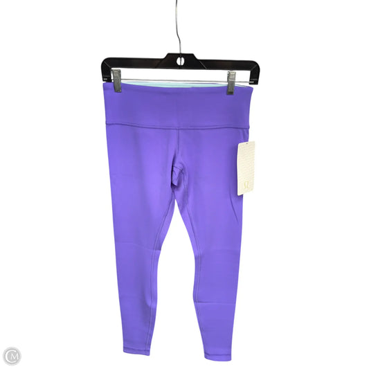 Athletic Leggings By Lululemon In Purple, Size: 6