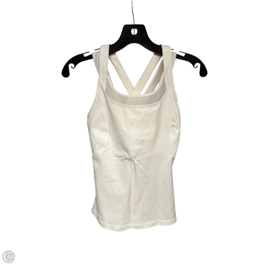 Athletic Tank Top By Lululemon In White, Size: 6