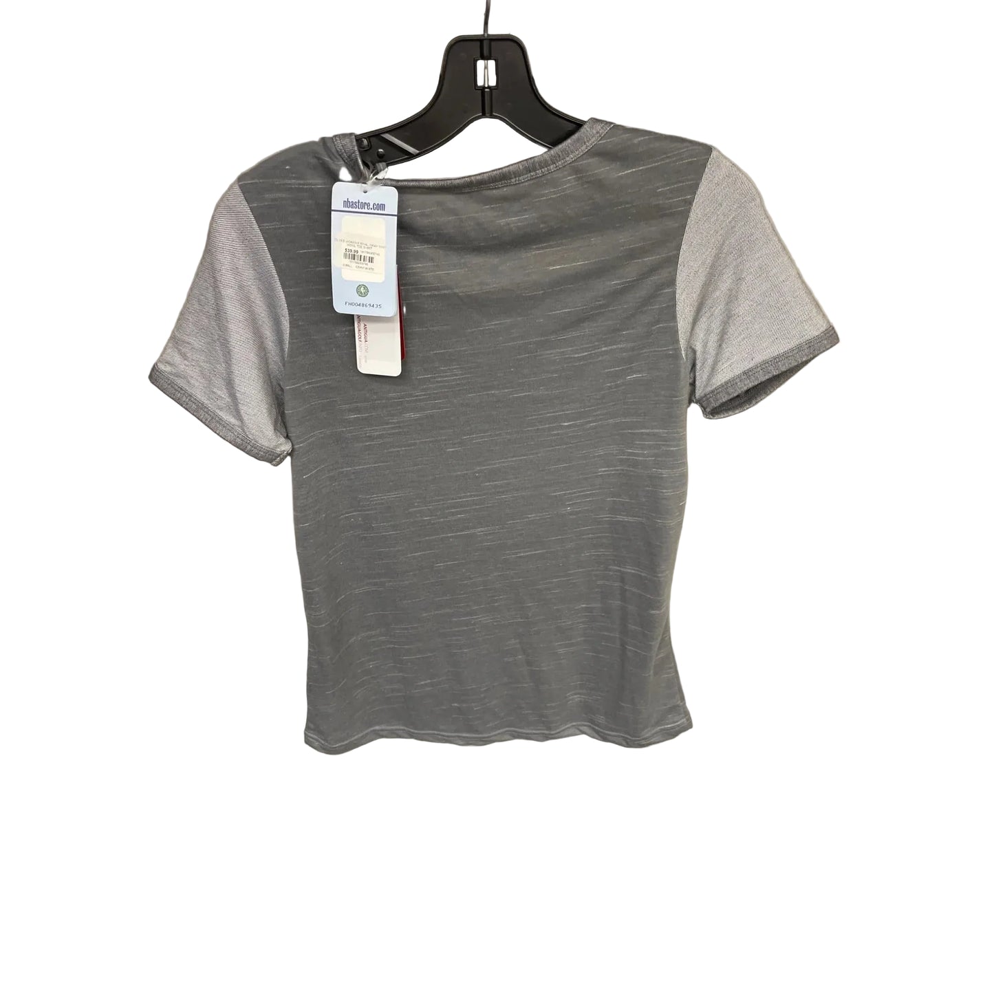Athletic Top Short Sleeve By Clothes Mentor In Grey, Size: S