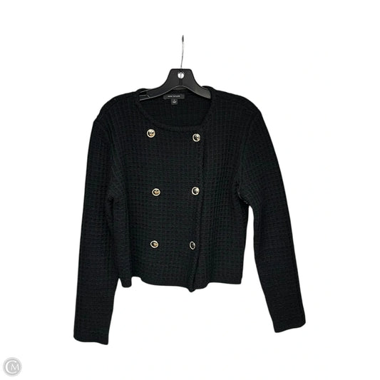 Sweater Cardigan By Ann Taylor In Black, Size: M