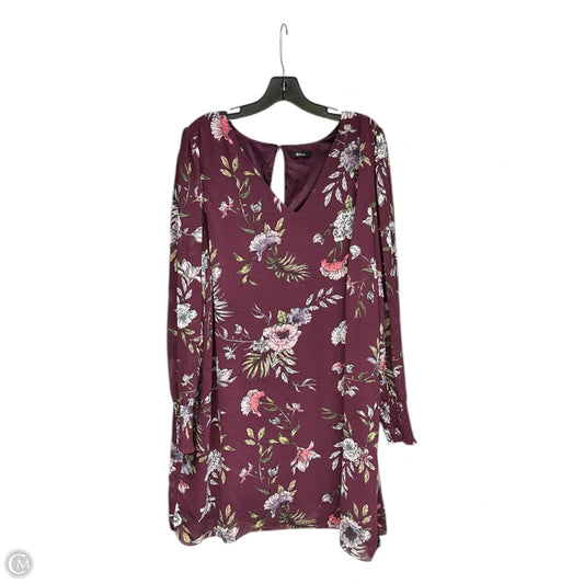 Dress Casual Midi By Clothes Mentor In Purple, Size: 3x
