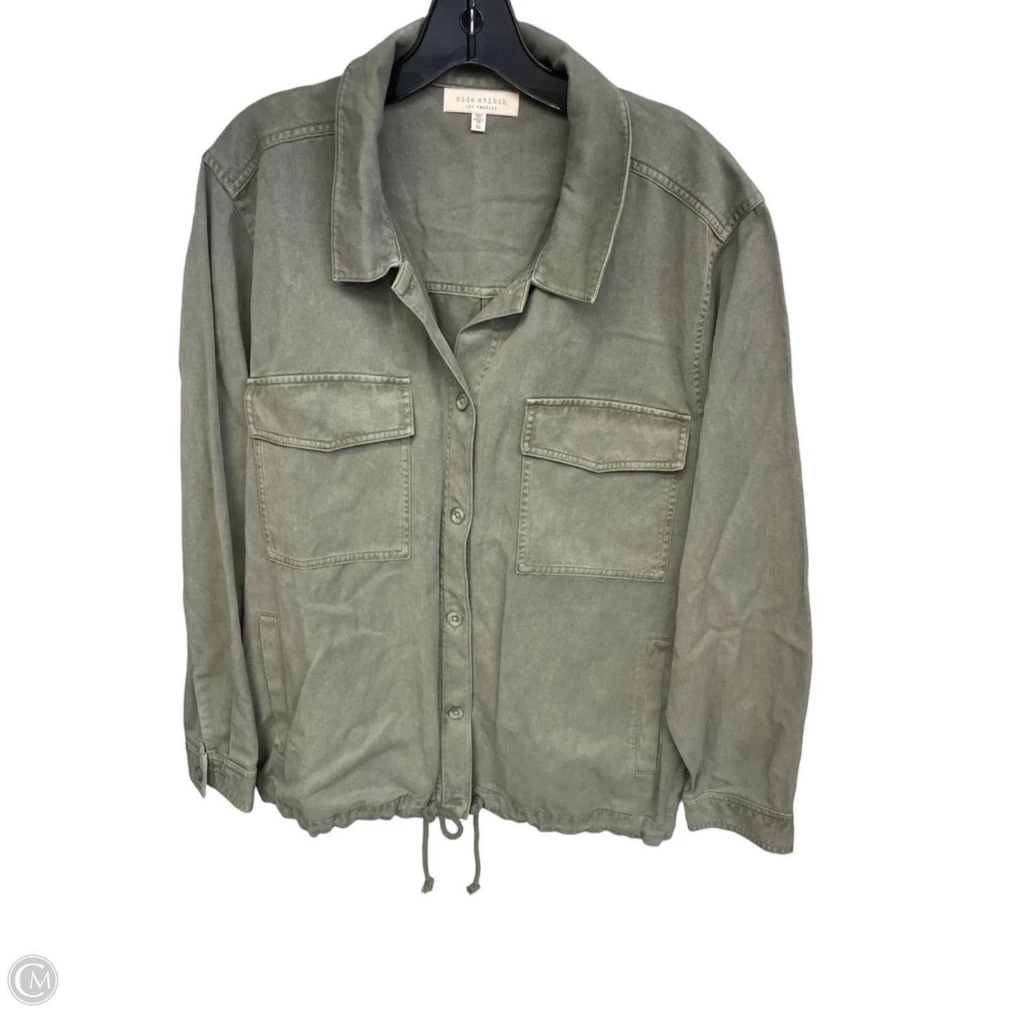 Jacket Utility By Clothes Mentor In Green, Size: Xl