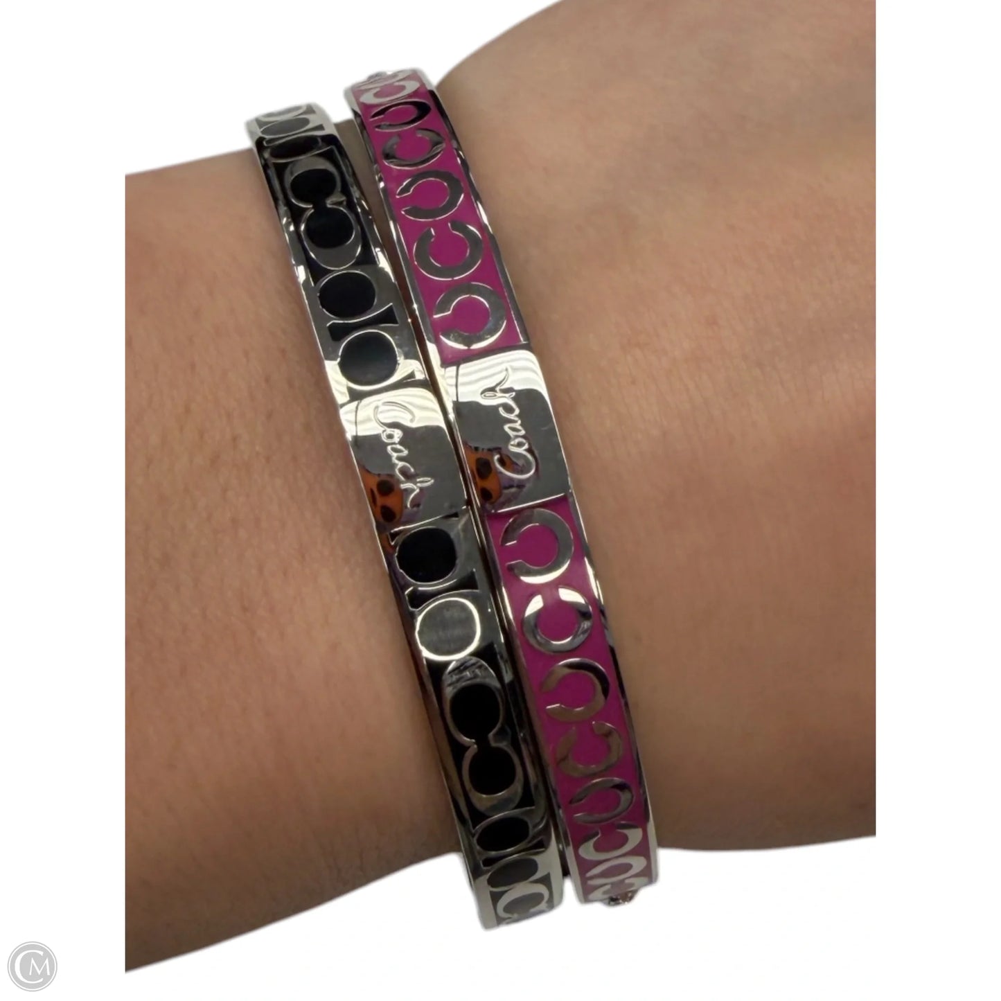 Bracelet Designer By Coach, Size: 02 Piece Set