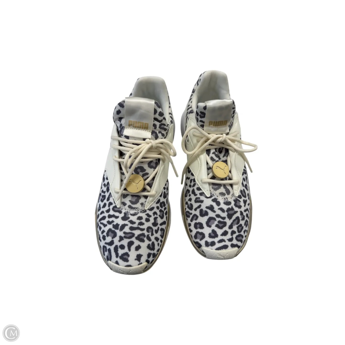 Shoes Sneakers By Puma In Grey & White, Size: 8.5