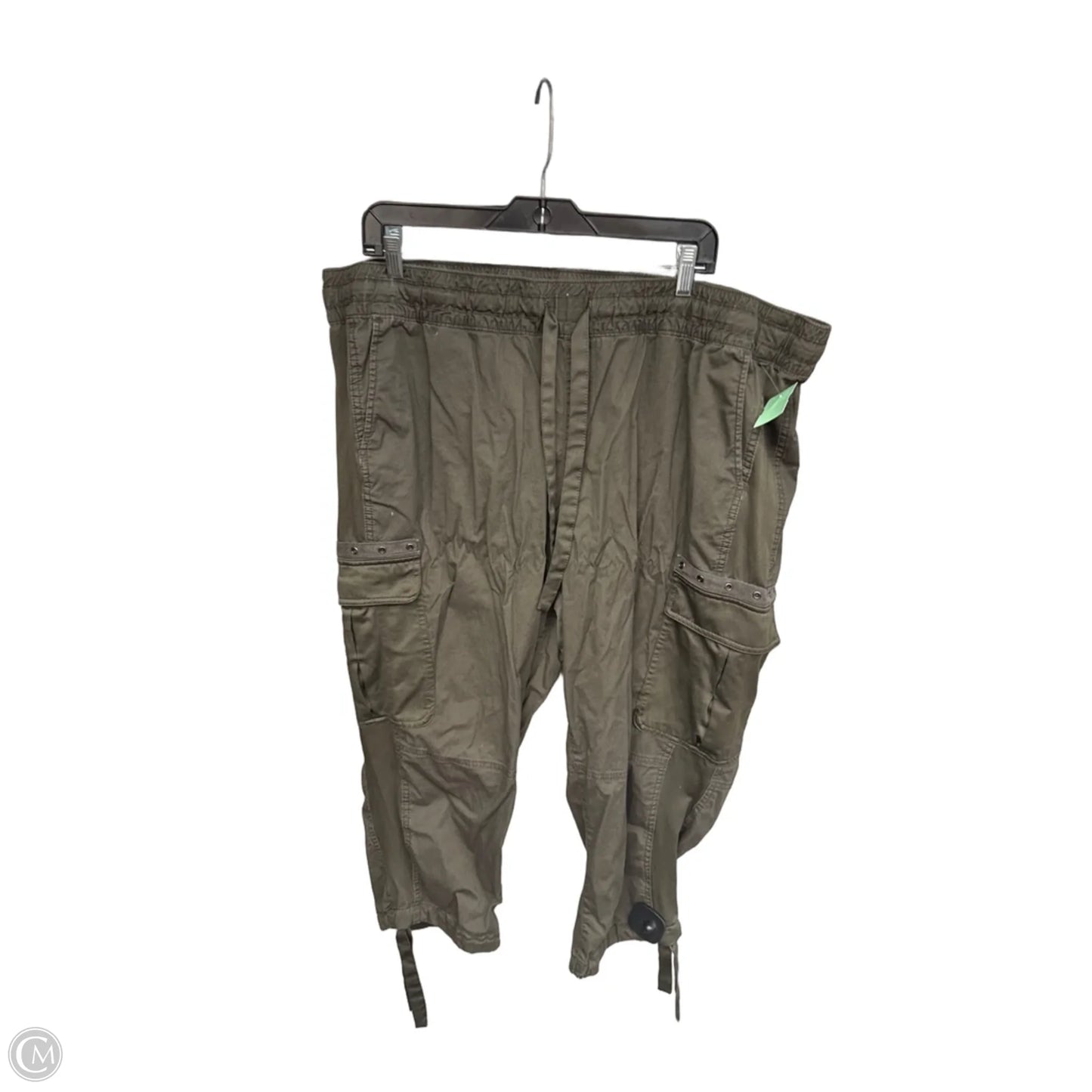 Capris By Lane Bryant In Green, Size: 22