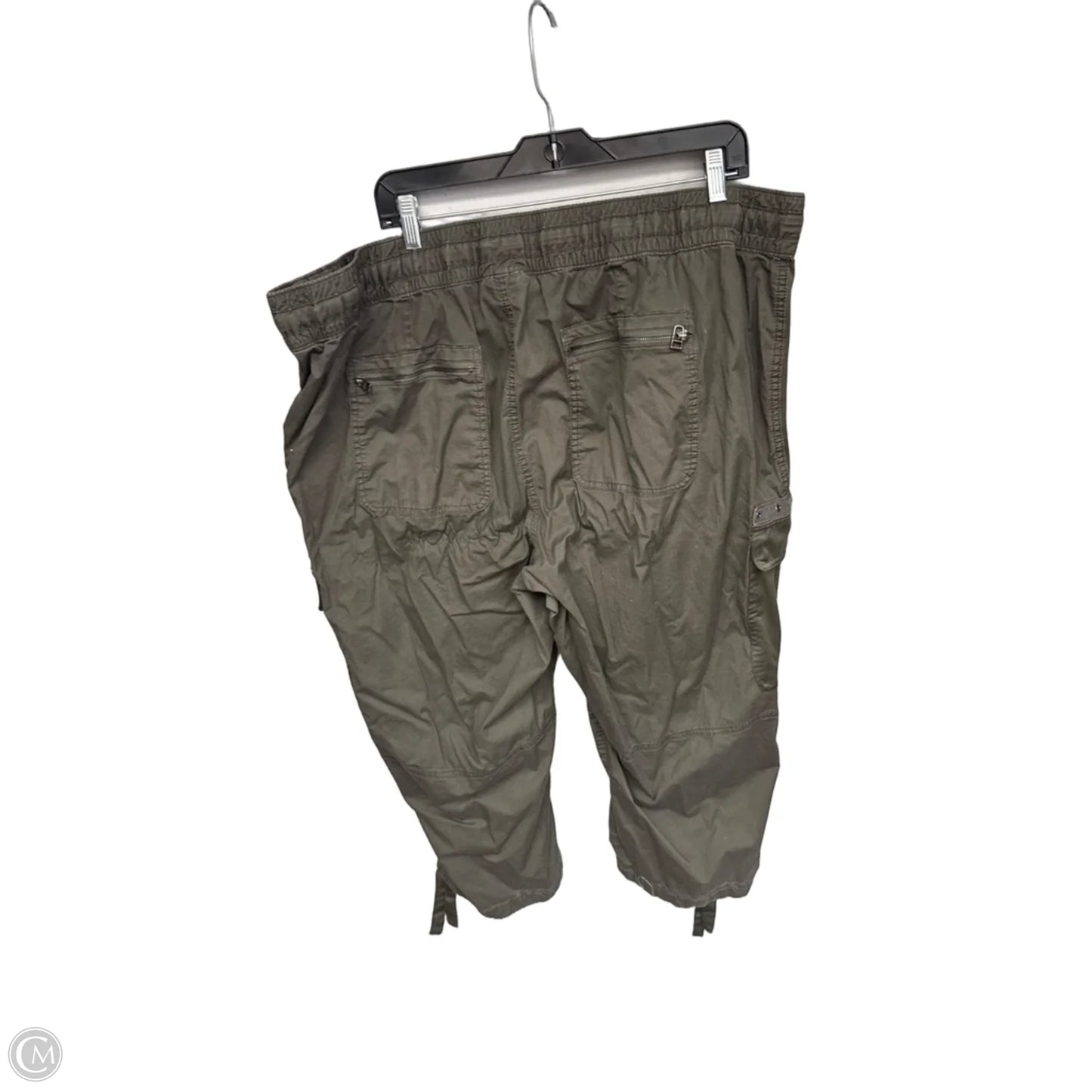 Capris By Lane Bryant In Green, Size: 22