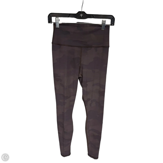 Athletic Leggings By Alo In Brown, Size: S