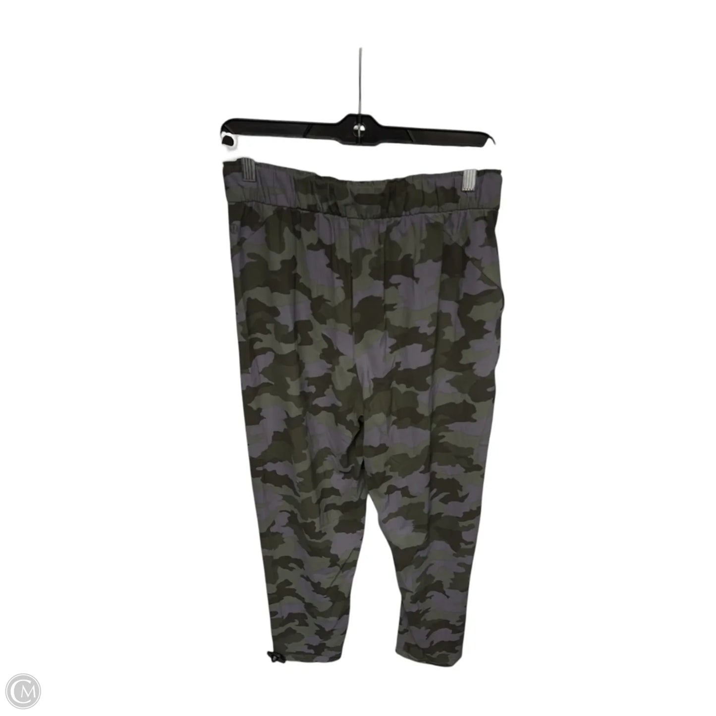 Athletic Pants By Lululemon In Green & Purple, Size: 8