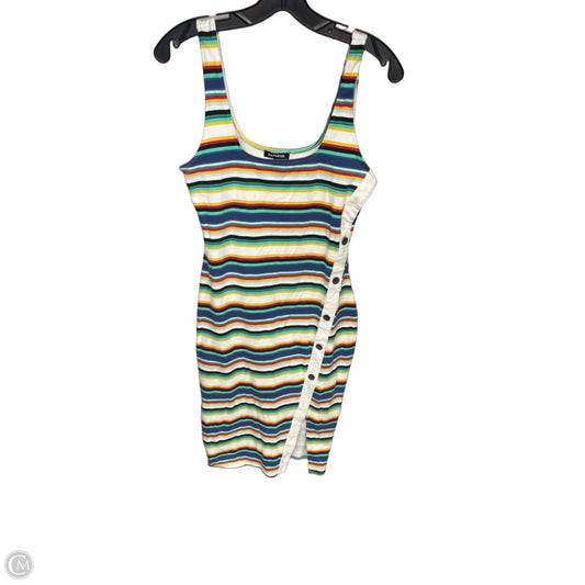 Dress Casual Maxi By Express In Rainbow Print, Size: M