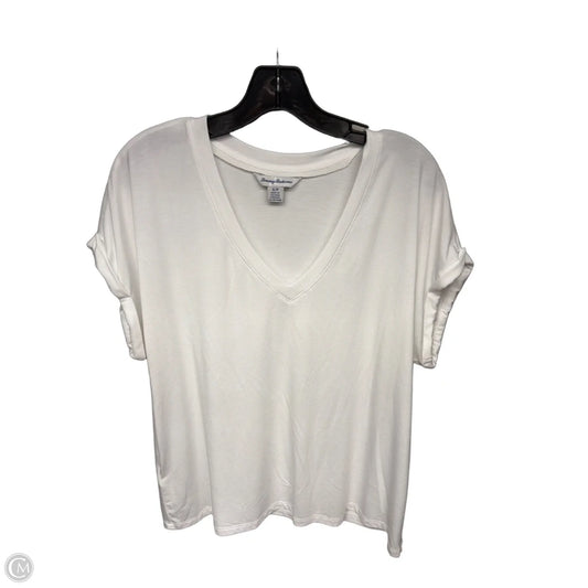 Top Short Sleeve By Tommy Bahama In White, Size: Sp