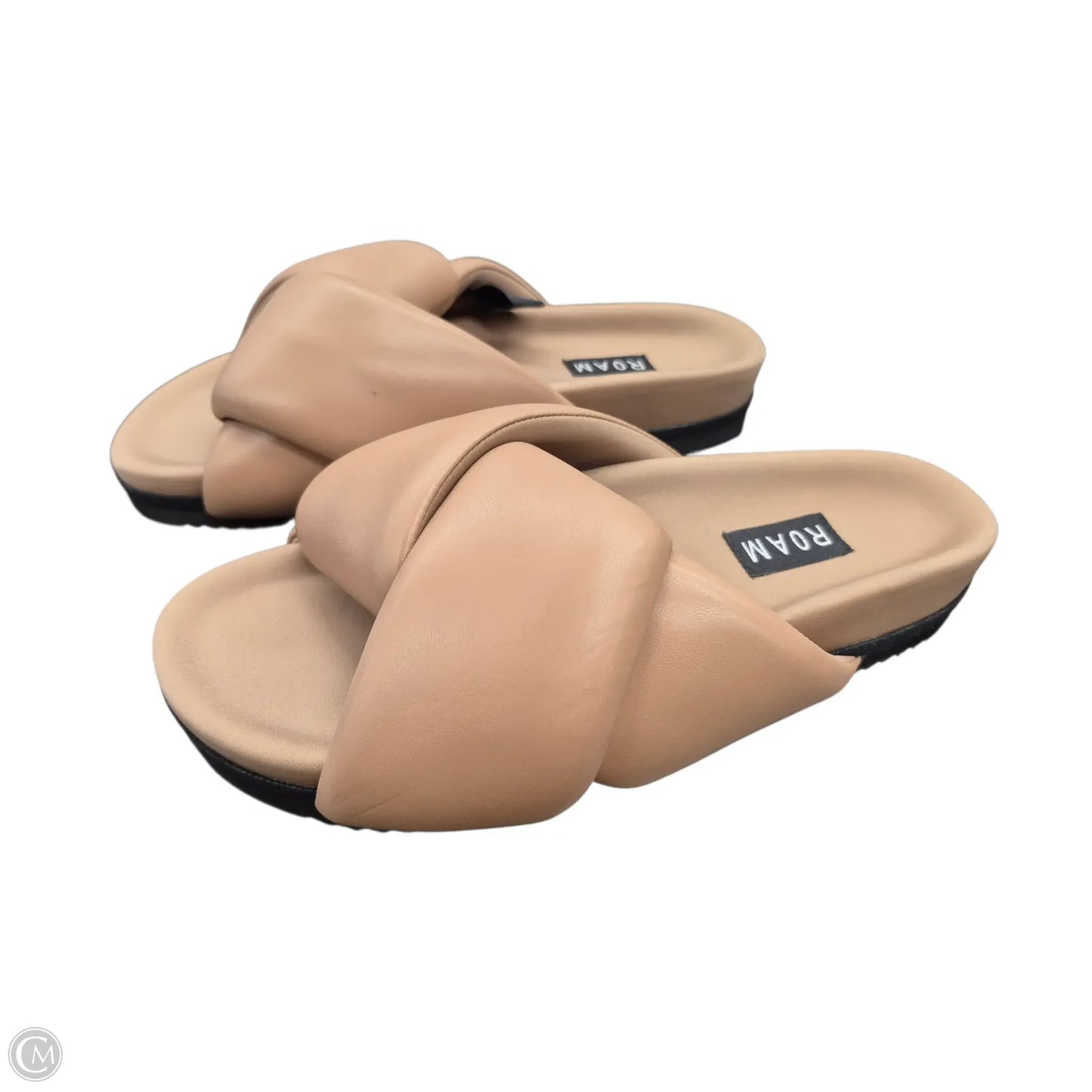 Sandals Flats By Clothes Mentor In Tan, Size: 8